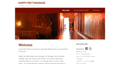 Desktop Screenshot of happyfeetmassage.com